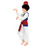 子供用 ハロウィンコスプレ 【キッズアラビアンプリンス 100サイズ】 帽子 シャツ付ベスト ベルト パンツ ポリエステル border=