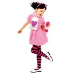 子供用 コスプレ衣装 【ワンダーチェシャガールキッズ 100cmサイズ】 カチューシャ ワンピース ポリエステル 〔ハロウィン〕 border=