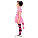 子供用 コスプレ衣装 【ワンダーチェシャガールキッズ 100cmサイズ】 カチューシャ ワンピース ポリエステル 〔ハロウィン〕 border=