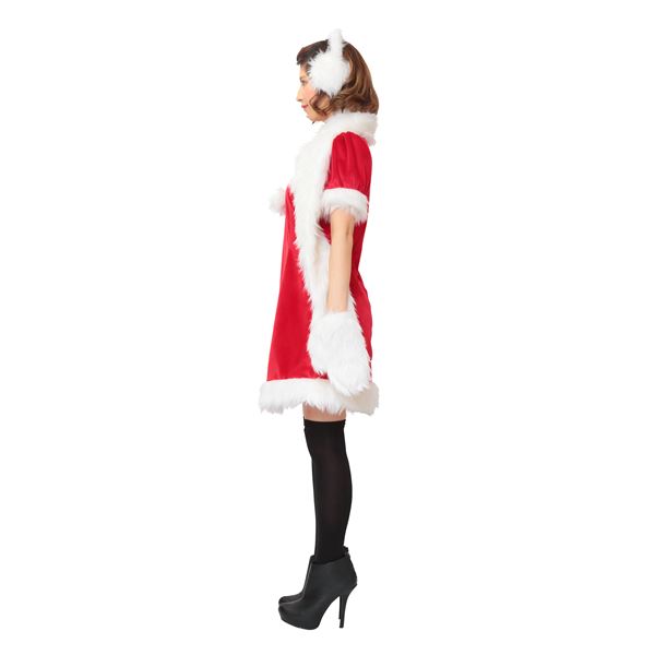 【クリスマスコスプレ・レディース】 ホワイトシュガーサンタ