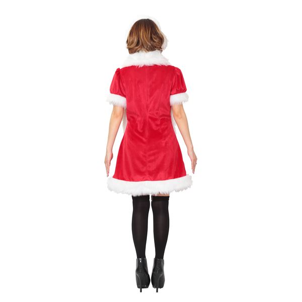 【クリスマスコスプレ・レディース】 ホワイトシュガーサンタ
