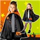 子供用 コスプレ衣装 【ハロウィンスターマント】 ボタン仕様 ポリエステル 〔ハロウィン〕 - 縮小画像2