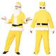 サンタコスプレ/コスプレ衣装 【イエロー 前面スナップボタン】 メンズ 帽子 ジャケット ベルト パンツ付 『GOGOサンタサン』 - 縮小画像4