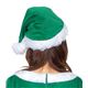 サンタ帽子/コスプレ衣装 【グリーン】 頭囲68cm ポリエステル100％ 〔イベント ライブ〕 - 縮小画像2