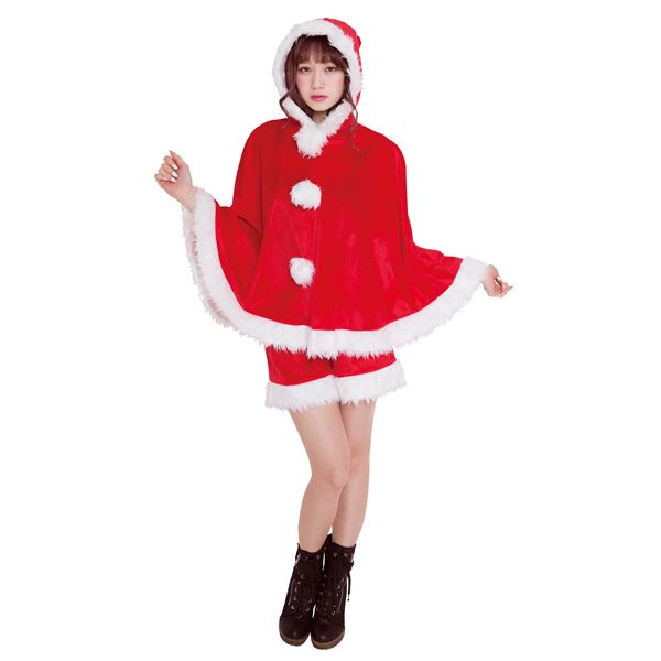 【クリスマスコスプレ 衣装】 ホットココアサンタ
