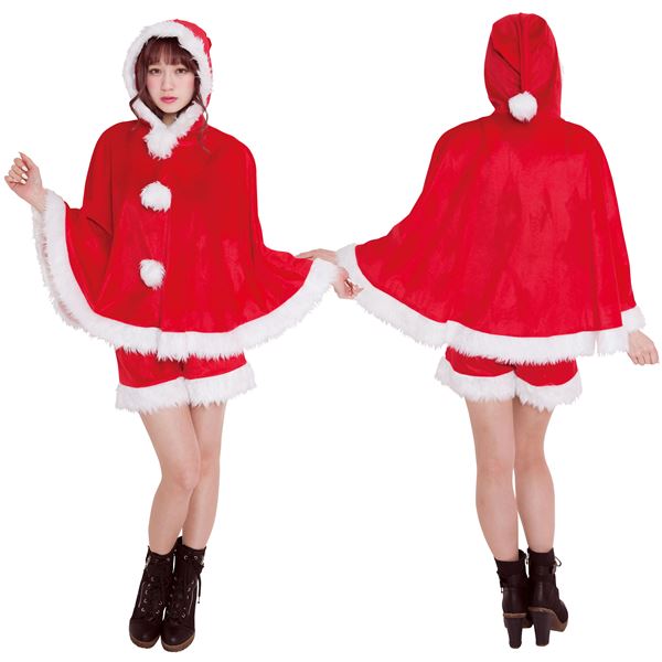 【クリスマスコスプレ 衣装】 ホットココアサンタ