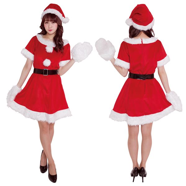 【クリスマスコスプレ 衣装】 キャンディサンタ