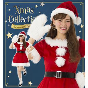 【クリスマスコスプレ 衣装】 キャンディサンタ 2L - 拡大画像