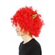 鬼コスプレ/節分コスプレ 【角付ハイパーアフロ レッド】 ポリエステル ポリプロピレン 〔イベント パーティー〕 - 縮小画像3