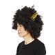 鬼コスプレ/節分コスプレ 【角付ハイパーアフロ ブラック】 ポリエステル ポリプロピレン 〔イベント パーティー〕 - 縮小画像3