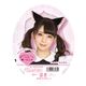 猫耳カチューシャ 【ふせ耳タイプ ブラック×ピンク】 ポリエステル 長時間着用可 〔コスプレ イベント〕 - 縮小画像1