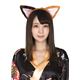 猫耳カチューシャ 【立ち耳タイプ ミケネコ】 ポリエステル 長時間着用可 〔コスプレ イベント〕 - 縮小画像3