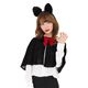 コスプレ衣装/コスチューム 【ブラックキャットマントセット】 ポリエステル 〔ハロウィン パーティー 宴会〕 - 縮小画像1
