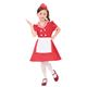 キッズ コスプレ衣装/コスチューム 【レッドダイナーガール 140cm】 ポリエステル 〔ハロウィン パーティー 発表会〕 - 縮小画像1