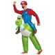 コスプレ衣装/コスチューム 【Mario Riding Yoshi Adult 膨らませるコスチューム】 ポリエステル 『Disguise』 〔ハロウィン〕 - 縮小画像1