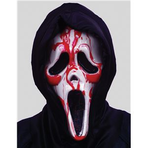 コスプレ衣装／コスチューム Fun world Bleeding Ghost Face Mask 流血マスク - 拡大画像