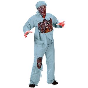 コスプレ衣装／コスチューム Fun world Zombie Doctor ADLT CSTM 【シャツ・パンツ・マスク・ゾンビマスク・帽子・グローブ】