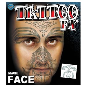 コスプレ衣装／コスチューム Tinsley Transfers Maori タトゥーシール