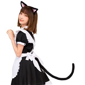 【コスプレ衣装/コスチューム】 けもみみしっぽセット 黒ねこ