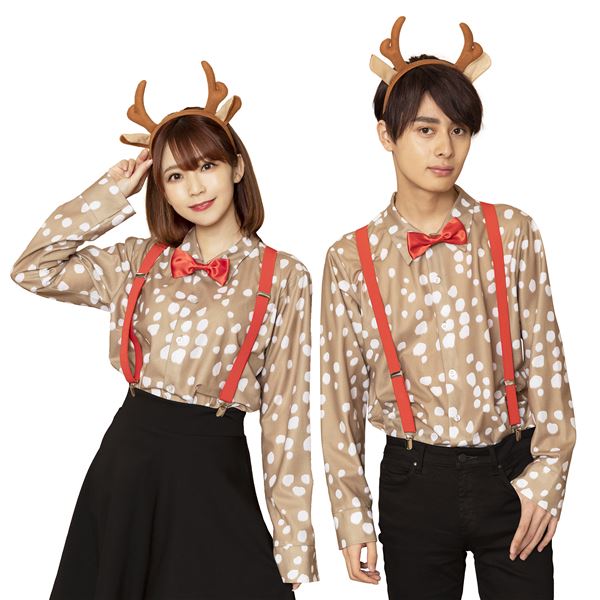 【クリスマスコスプレ/コスプレ衣装】 XM トナカイシャツ