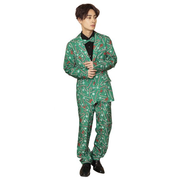 【クリスマスコスプレ/コスプレ衣装】 XM クリスマススーツ キャンディケイン