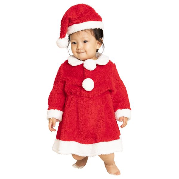 【クリスマスコスプレ/コスプレ衣装】 XM マシュマロサンタドレス ベビー