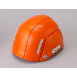 防災用折りたたみヘルメット BLOOM(オレンジ)【防災ヘルメット】 - 拡大画像