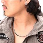 男の色気!チタンヘリンボーンネックレス border=