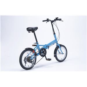 MYPALLAS(マイパラス) 折畳自転車16・6SP M-102 ブルー 商品写真5