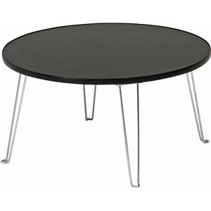 カラーテーブル/折りたたみテーブル 丸60 丸型 CCB600BK ブラック(黒) 商品写真
