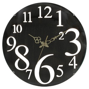 壁掛け時計 【レトロ】 ヨーロッパ調 ブラウン (インテリア雑貨) 商品写真1