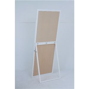 ワイドスタンドミラー/全身姿見鏡 高さ158cm 1660 WH ホワイト(白) 商品写真3