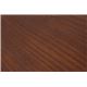 北欧風 サイドテーブル/ローテーブル 【ブラウン】 幅40cm 木製 『ルナ』 〔リビング〕 - 縮小画像3