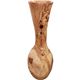 北欧風 オリーブ製 花瓶/花器 【ナチュラル】 幅200〜250mm ハンドメイド 木製 〔リビング ディスプレイ 什器〕 - 縮小画像1