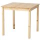 シンプルなダイニングテーブル/リビングテーブル 【ナチュラル】 幅75cm 木製 『ディアス』 - 縮小画像1