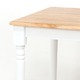 ダイニングテーブル/リビングテーブル 単品 【ホワイト×ナチュラル 幅113.5cm】 木製 『マキアート』 - 縮小画像6