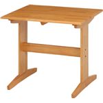 ダイニングテーブル/リビングテーブル 単品 【ナチュラル】 幅80cm 木製