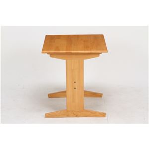 ダイニングテーブル/リビングテーブル 単品 【ナチュラル】 幅80cm 木製 商品写真2