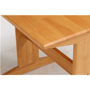 ダイニングテーブル/リビングテーブル 単品 【ナチュラル】 幅80cm 木製 商品写真3