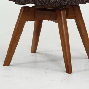 モダン調 ダイニングチェア/食卓椅子 【ブラウン】 幅50cm 木製フレーム 『クラム』 商品写真4