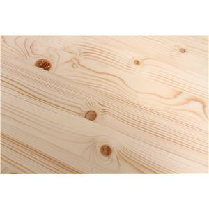 シンプルデスク/マルチテーブル 【ナチュラル】 幅100cm 引き出し2杯 フック付き 木製 商品写真5