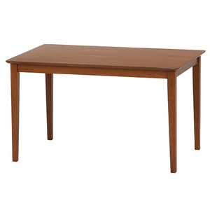 ダイニングテーブル/リビングテーブル 【ブラウン 幅120cm】 木製脚付き 『スノア』 商品写真1