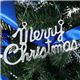 クリスマスツリー 【高さ180cm ブルー】 ポリ塩化ビニル LED オーナメント付き 『セットツリー』 〔リビング 店舗 什器 備品〕 - 縮小画像3