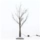 モダン クリスマスツリー 【高さ90cm】 ブラウン 『LEDスノーツリー』 〔リビング 店舗 什器 備品〕 - 縮小画像3