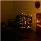 モダン クリスマスツリー 【ブラック 120cm】 省スペース仕様 『LEDブランチツリー』 〔リビング 店舗 什器 備品〕 - 縮小画像2