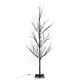 モダン クリスマスツリー 【ブラック 120cm】 省スペース仕様 『LEDブランチツリー』 〔リビング 店舗 什器 備品〕 - 縮小画像5