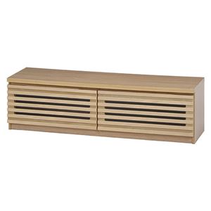 テレビ台/ローボード 【幅120 cmNA ナチュラル】 AV機器収納対応 扉付き収納 引き出し付き 『ファルダ』 〔リビング〕【代引不可】