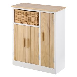 トイレ収納 収納棚 幅50.5cm キャスター 扉付き マルチスタイルラック ワイド お手洗い 洗面所 リビング ダイニング