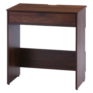 パソコンデスク 学習机 約幅70cm ミディアムブラウン 引き出し付き 組立品 工具不要 子供部屋 在宅ワーク テレワーク