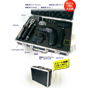 男の道具キット 充電式ドリルドライバー&ツール31点セット Z-5300 商品写真2